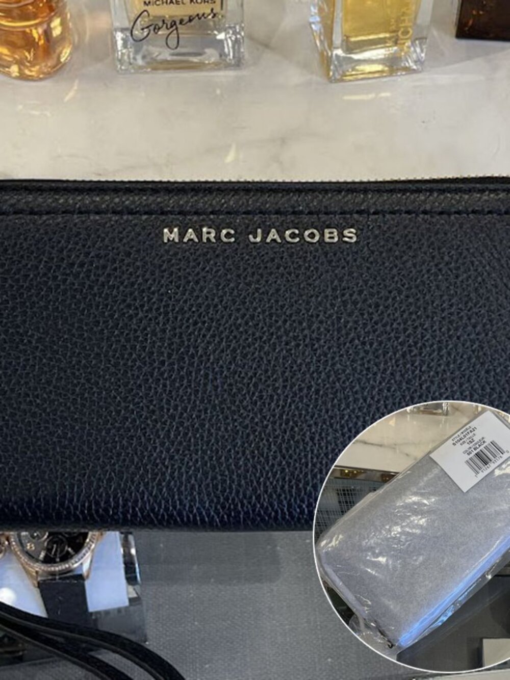 ★★Original Wrapping★Marc Jacobs The Groove Leather Continental Zip Walle…